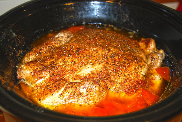 Whole chicken in Slow Cooker